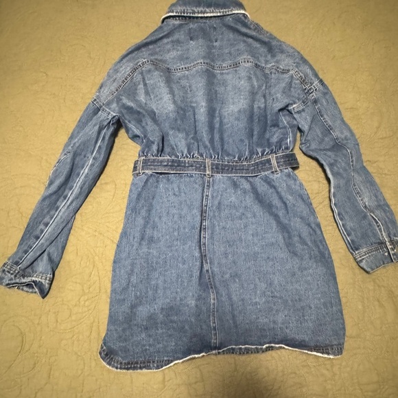 Signature8 Denim Western Mini Dress Size Large - Picture 5 of 7